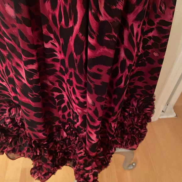 Vintage OC by Oleg Cassini animal print Dress size 8 - Picture 4 of 9